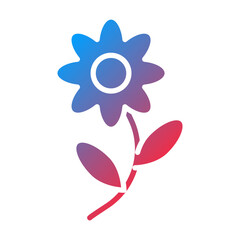 Flower Vector Icon Style