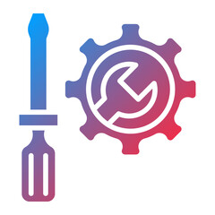 Repair System Vector Icon Style