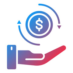 Return On Investment Vector Icon Style