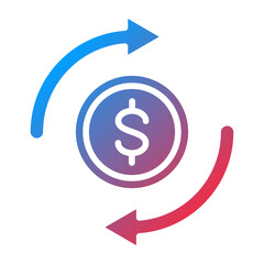 Retained Earnings Vector Icon Style