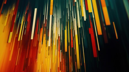 Abstract colorful lines creating a vibrant visual effect on a dark background.