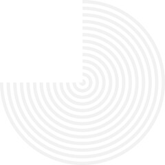 Fototapeta premium Gray rings on a white background. Geometric figures. Trendy pattern for wallpaper or web design.