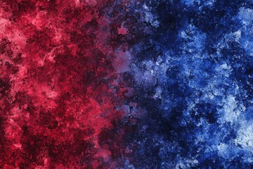 Fototapeta premium A vibrant abstract texture featuring a gradient of red and blue hues, creating a dynamic visual contrast.