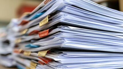 Organized Documents on Desk for Effective Planning