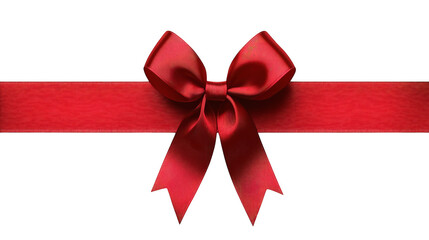 Realistic bow and ribbon for decorating gifts, surprises for holidays. Packing presents for birthday, new year and Christmas. Promotion and Discount objects on transparent background
