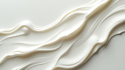 Fototapeta premium White lotion beauty skincare cream texture cosmetic product background