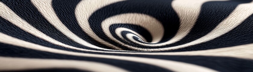 Fototapeta premium A zebra pattern where the black and white stripes slowly transition into pixelation, creating a dynamic fusion of nature and digital art