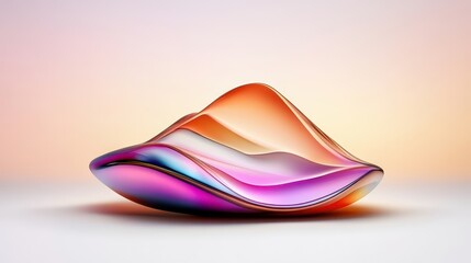 Abstract Shiny Wave Form