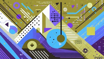 Abstract geometric background design