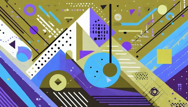 Abstract geometric background design
