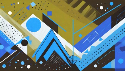 Abstract geometric background design