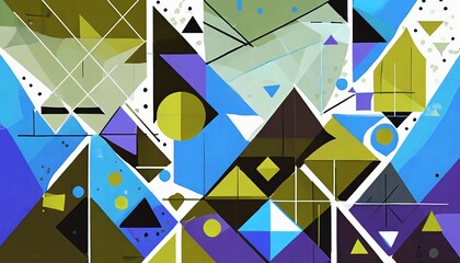 Abstract geometric background design