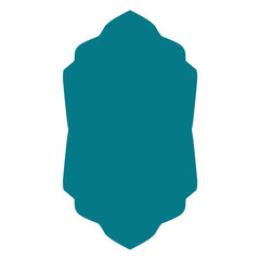 Set of colored Islamic frame design illustrations. Islamic frames for Ramadan, Eid al-Fitr and Eid al-Adha designs 