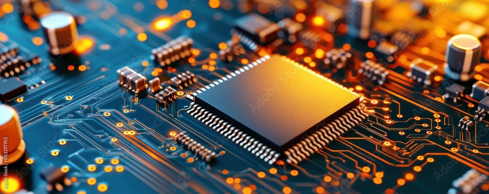 Aufkleber exploring the intricate world of microchips a glimpse into modern technology and innovation