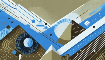 Abstract geometric background design