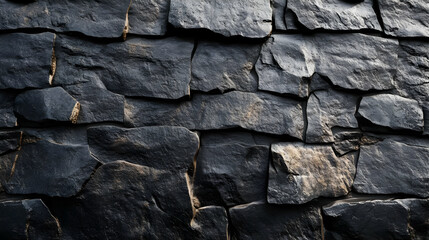 Fototapeta premium Dark Stone Wall Texture Background