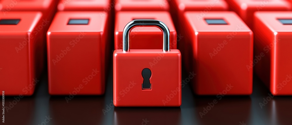 Poster Exploring the symbolism of locks security and protection in a digitally connected world