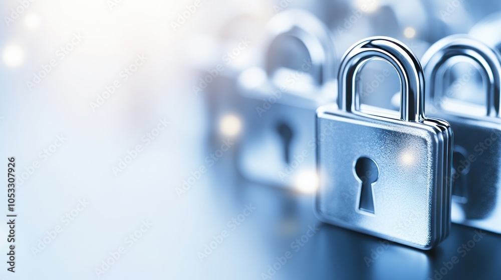 Poster Exploring the significance of security locks in modern technology and their role in ensuring data protection