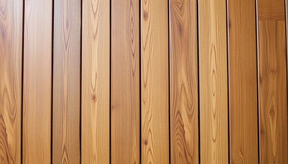 Obraz premium Seamless Wooden Texture - Light Brown Wood Planks Background