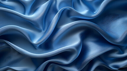 Abstract Blue Fabric Background