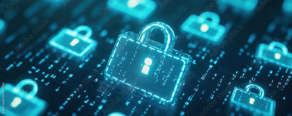 Poster Exploring the future of digital security the role of cybersecurity in protecting personal information and data privacy