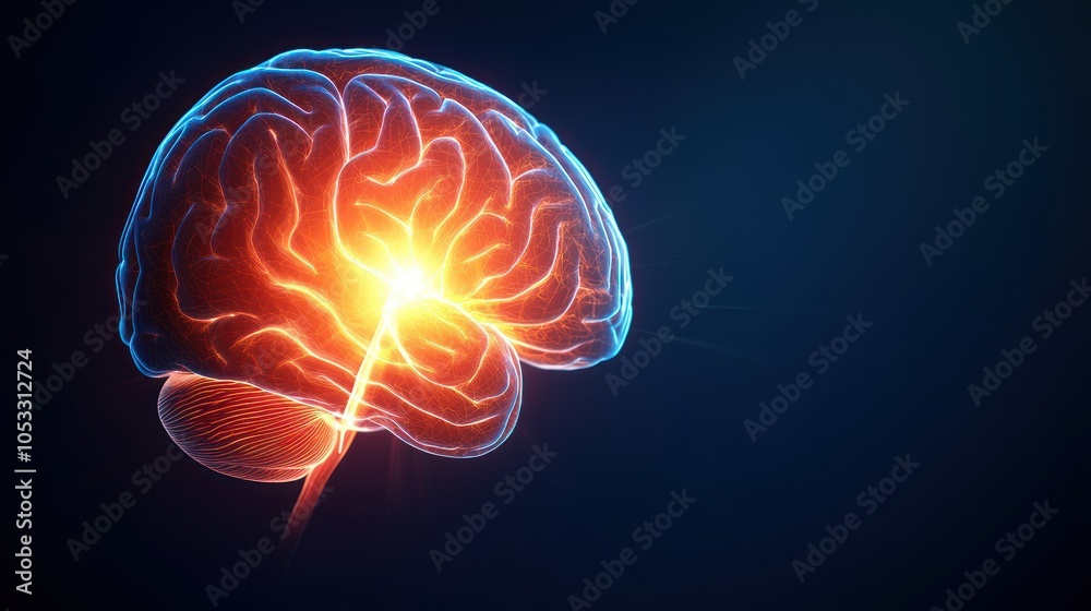 Poster Illuminating the human brain a visual journey into neuroscience and cognitive functionality