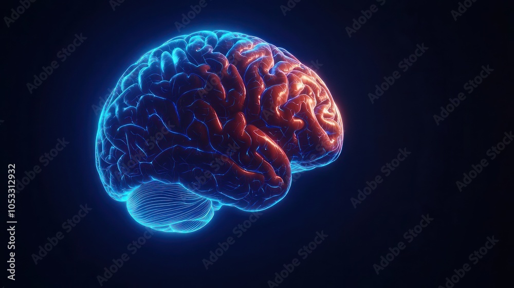 Leinwandbilder Exploring the neural pathways of the human brain a journey through cognitive science and artificial intelligence