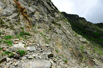 Gipfelregion des Moldoveanu - Transfogarascher Hochstraße, Făgăraș-Gebirge, Transsilvanische Alpen, Karpaten, Rumänien