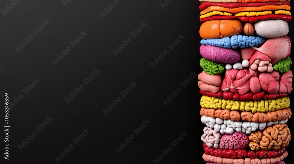 Poster exploring the intricacies of the human body a visual journey through organs tissues and systems