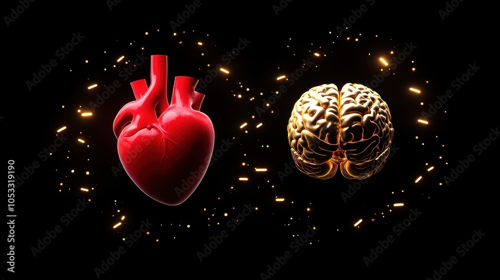 Aufkleber the intricate connection between heart and brain exploring their roles in human emotions and health