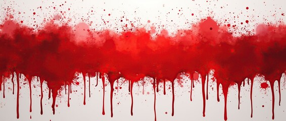 red paint splashes background