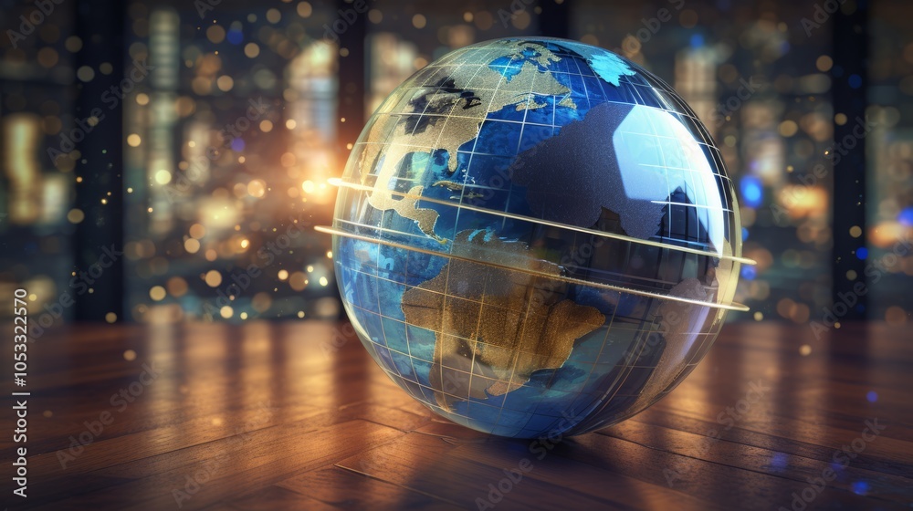 Poster currency market forecast with predictive analytics and future trend projections