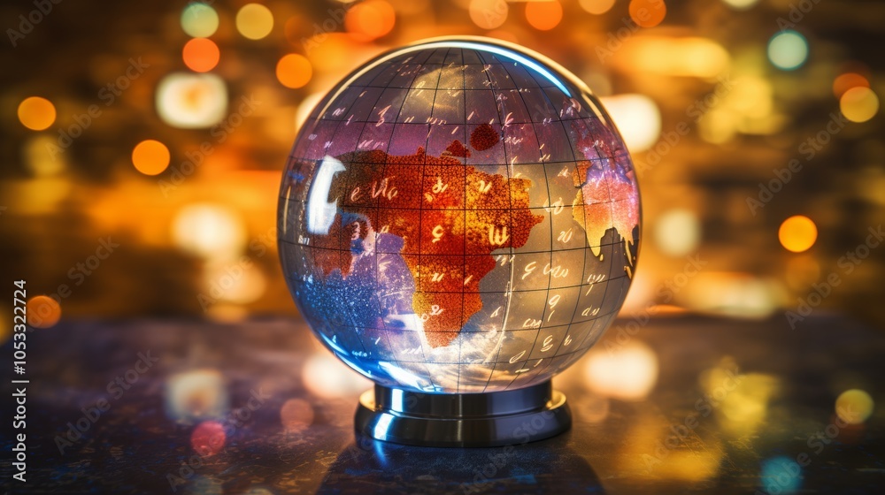 Poster currency market forecast with predictive analytics and future trend projections