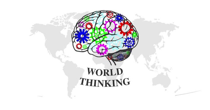 World thinking day motion video, ideal for world thinking day celebration