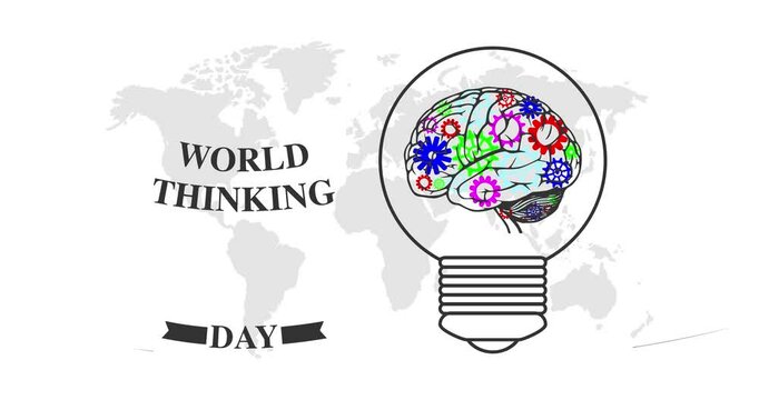 World thinking day motion video, ideal for world thinking day celebration