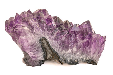 Naturalny duży klaster ametystu kwarcowego © Paweł Kacperek