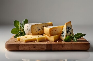 Cheese Platter with Fresh Herbs