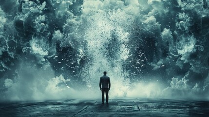 Fototapeta premium Adaptability in Adversity: This skill involves adjusting quickly to changes, allowing you to remain composed and focused in the face of unexpected challenges. 