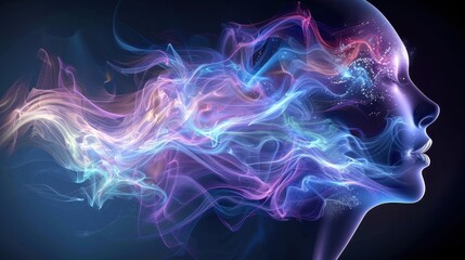 Obraz premium Emotional Flexibility: Embracing the ability to shift emotions helps individuals express feelings while maintaining control and balance in adversity. 