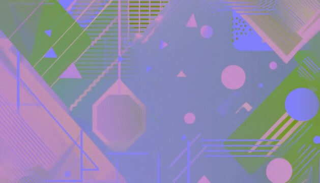 Abstract geometric colorful background