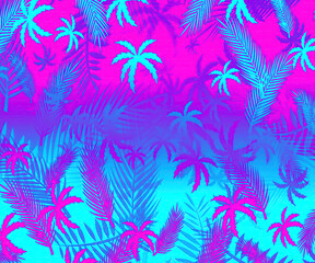 Neon tropics texture