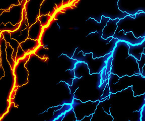 Lightning storm abstraction texture