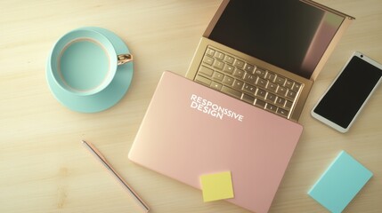 The Laptop with Responsive Design