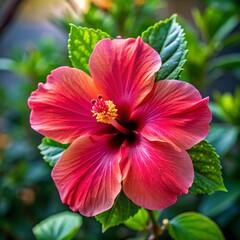 hibiscus flower illustration