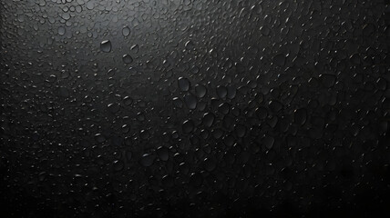 Obraz premium rain drops on black background,ai generated
