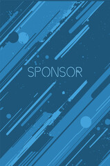 Soccer jersey design for sublimation. 
Abstract background with sport pattern.