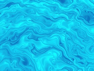 Fototapeta premium Blue water wave texture background with ripples and flowing movement, wave, liquid, background
