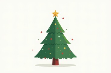 Fototapeta premium Minimalist New Year's Eve Card
