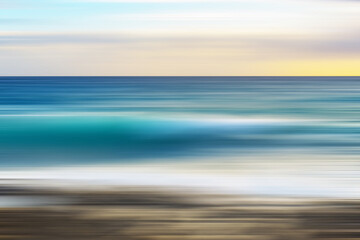 Obraz premium sea and sky abstract background with blur image