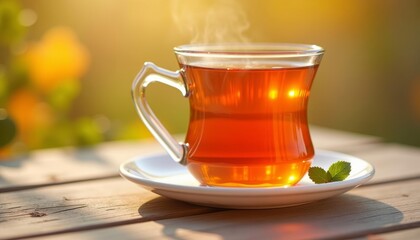  Sip into serenity with a warm cup of tea